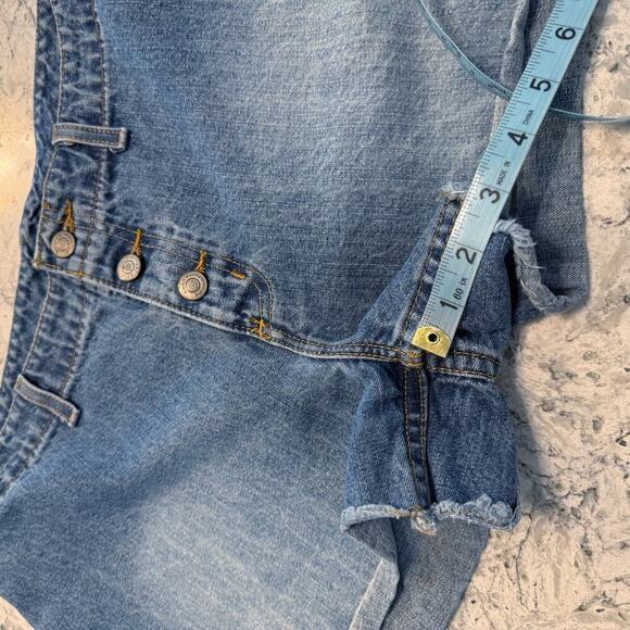 Vintage No Boundaries Shorts Size 13 Low Rise Y2K 90s Button Fly Denim Cotton - Picture 10 of 10
